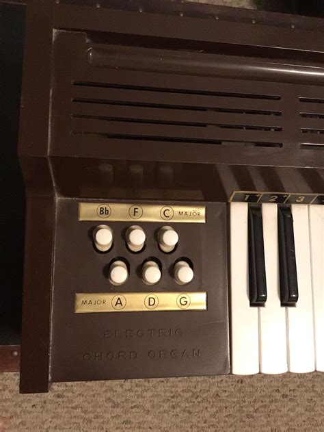 Vintage Magnus Electric Chord Organ Model 300 Keyboard Made In Etsy