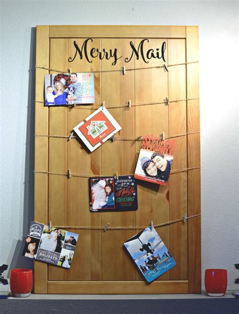 Maybe you would like to learn more about one of these? DIY Upcycled Christmas Card Display - Merry Mail - Simply {Darr}ling