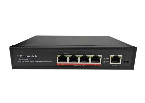 Poe S1004fb4fe1fe4 Port 10100mbps Ieee8023afat Poe Switch With