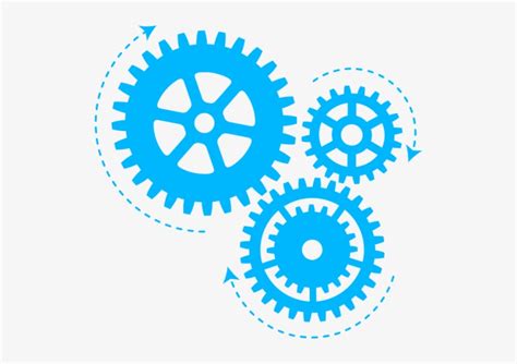 Blue Gears Blue Gears Png Transparent Png 520x498 Free Download