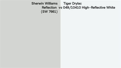 Sherwin Williams Reflection SW 7661 Vs Tiger Drylac 049 10410 High