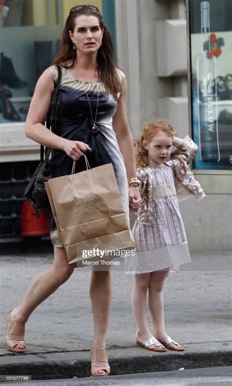 Actress Brooke Shields And Daughter Grier Hammond Henchy Are Seen In
