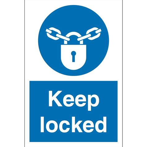 Keep Locked Signs From Key Signs Uk