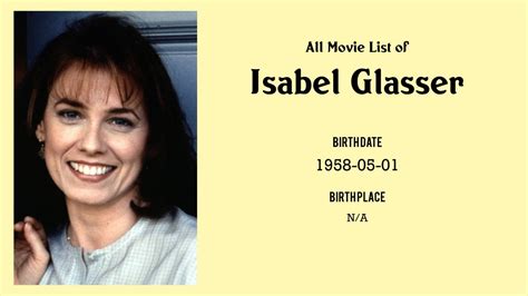 Isabel Glasser Movies List Isabel Glasser Filmography Of Isabel