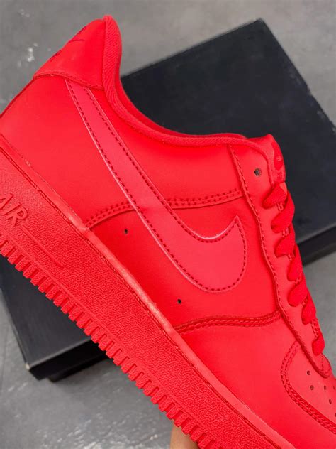 Nike Air Force 1 Low “triple Red” Cw6999 600 For Sale Sneaker Hello
