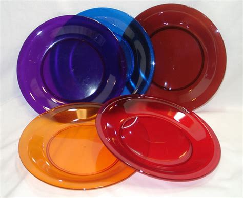 plates plastic plate dinner dishes bentley microwave safe glasses colors clear dinnerware acrylic tableware choose dish amber bowl drinkware microwavable