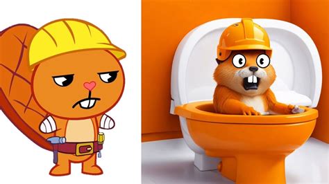 Skibidi Toilets Meme With Happy Tree Friends Youtube