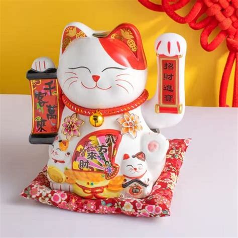Buy 10 Inches Maneki Nekolucky Fortune Cat With Waving Arm Gold
