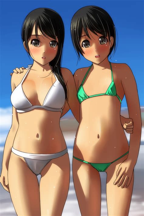 Matsunaga Kouyou Original Absurdres Highres 2girls D Bangs Bare