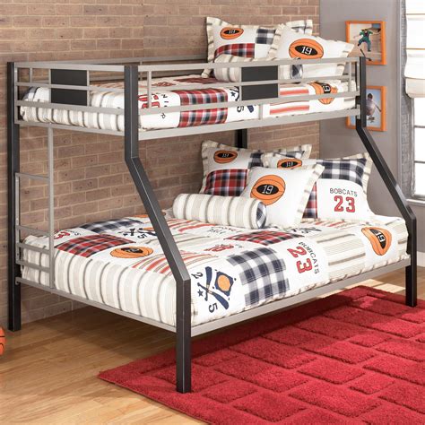 Signature Design By Ashley Danny Twin Over Full Metal Bunk Bed Rotmans Bunk Beds
