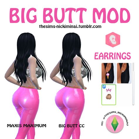 Sims Bigger Butt Slider Rihor