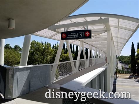 Pictures Parking Structure Downtown Disney Walkway Opened Today