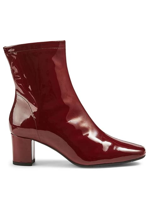 Aquatalia Britney Patent Leather Heeled Ankle Boots Holt Renfrew Canada