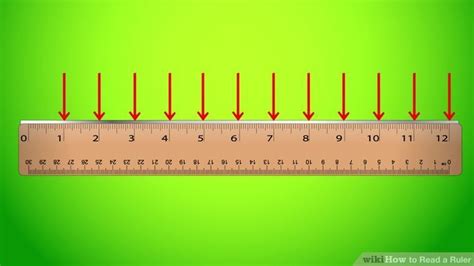 How To Read A Ruler 10 Steps With Pictures Wikihow Reading A