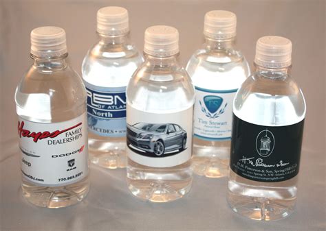 Custom Water Bottle Labels Get Your Business Seen in Dallas | Memphis ...
