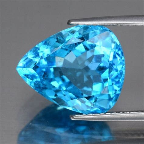 1855 Ct Blue Topaz Gemstone 0082