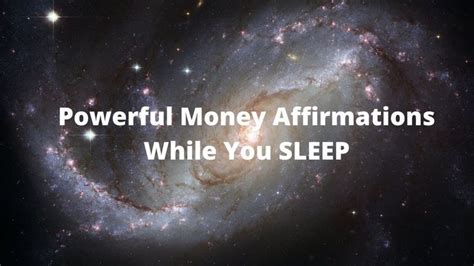 Powerful Money Affirmations While You Sleep Let The Money Flow