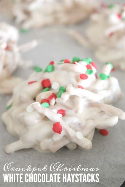 White chocolate trash snack mix. White Chocolate Christmas Haystacks Recipe! - Passion for ...