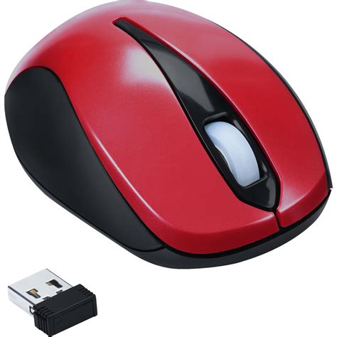 Wireless Optical Laptop Mouse Red Amw06001us Mice Targus
