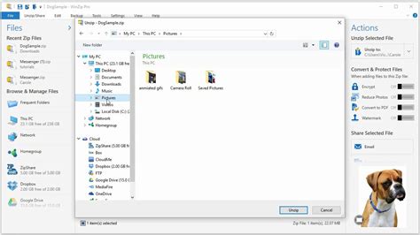 How To Unzip A Zip File With Winzip Youtube