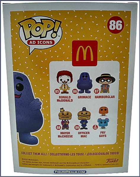 Grimace Ad Icons Pop Vinyl Figures Funko Action Figure