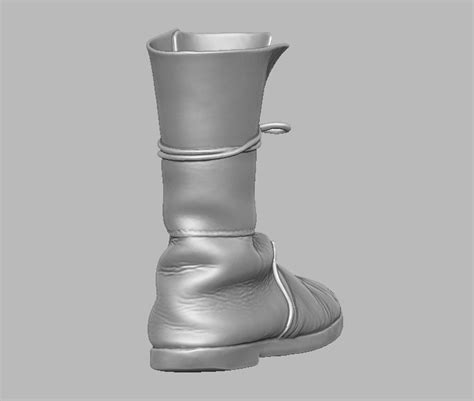 Knight Leather Boot 3d Model 3d Printable Cgtrader
