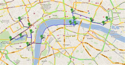 Walking Map Of London England United States Map
