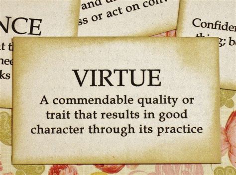 Christian Virtues Character Traits Full Flashcard Set Etsy