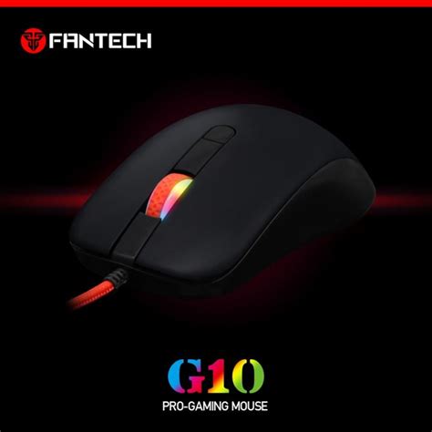 Fantech Rhasta G10 Pro 4d Usb Wired Optical Gaming Mouse Black