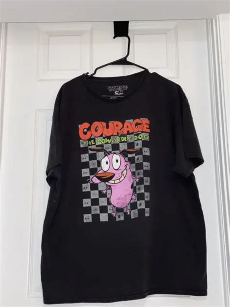 Vintage Cartoon Network Courage The Cowardly Dog Men Xl T Shirt 2000