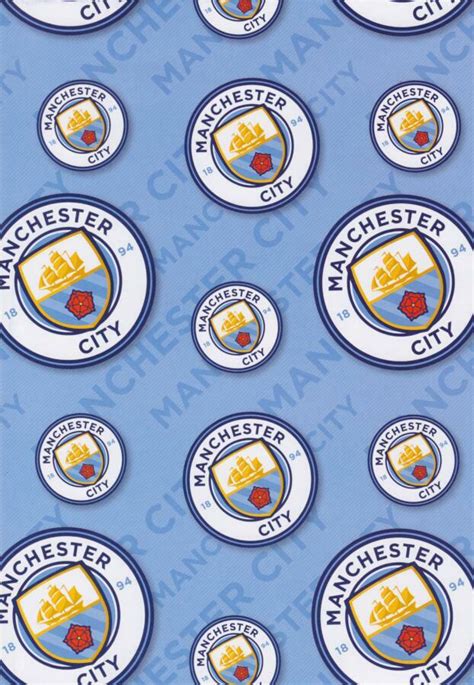 Manchester City Football Club T Wrapping Paper