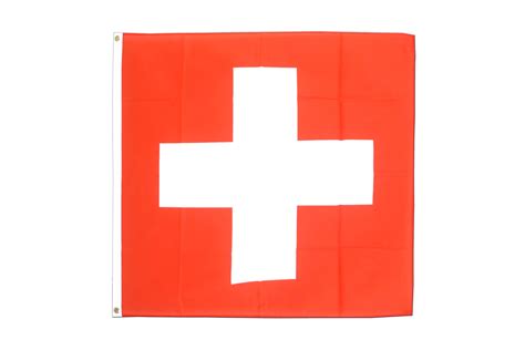 It only stays at the center. Switzerland Flag - 4x4 ft - Royal-Flags