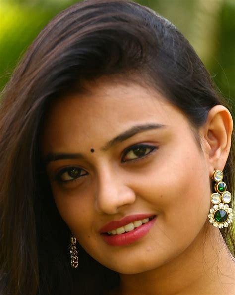 Tamil Girl Nikitha Narayan Smiling Face Closeup Tollywood Boost