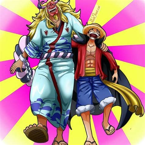 Yamato And Luffy Yamato Luffy One Piece