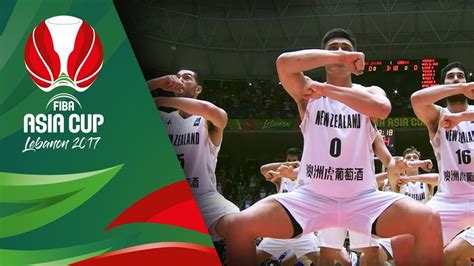 New Zealands Haka In The Crazy Atmosphere Of Lebanon Fiba Asia Cup