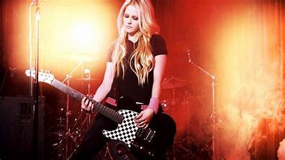 Lavigne Avril Rock Stage Concert Singing Singer
