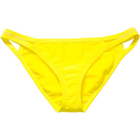 Blazing Yellow Discontinued Satin Panties Underwear Panties