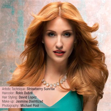 HOW TO Strawberry Sunrise Redhead Hair Color By Kenra Color Strawberry Sunrise Strawberry