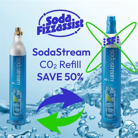 Sodastream Co2 Cylinder Refill And Exchange Soda Fizzassist
