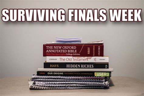 How To Survive Finals Week Starting Now Central Michigan University