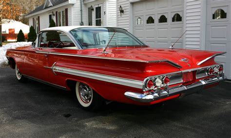 1960 Impala Sport Coupe Red Bj Auction 34000 2