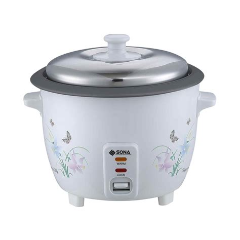 Electric rice cooker inner cooking pot replacement w/rice spoon measuring cup. SONA SRC2126R NON STICK RICE COOKER (1.0L)