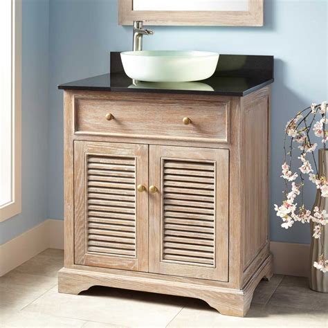 30 Westerfield Vessel Sink Vanity Cabinet Whitewash Vessel Sink