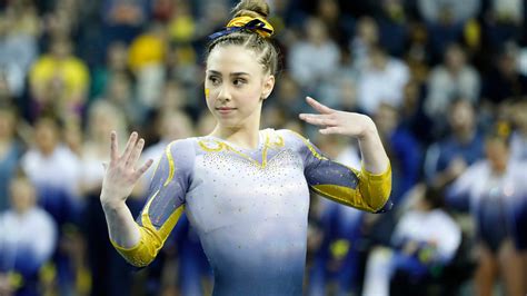 Michigan Gymnast Natalie Wojcik Wins Prestigious Aai Award