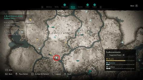 Ledecestrescire Hoard Treasure Map In Ac Valhalla How To Get Solve