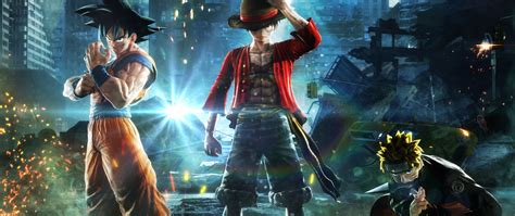 Download 2560x1080 Wallpaper Jump Force Anime Video Game