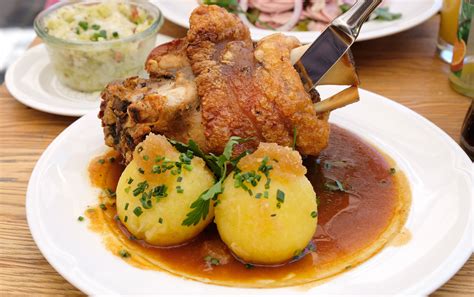 Schweinshaxe Traditional Pork Dish From Bavaria Germany