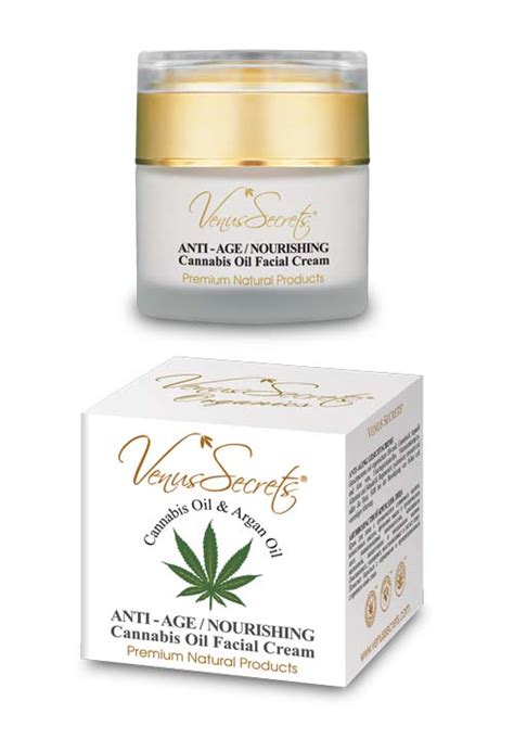 Venus Secrets Cannabis And Argan Oil Anti Age Nourishing Face Cream