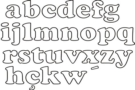 30 Arriba Para Bonitas Moldes De Letras Minusculas Para Imprimir