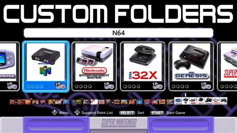 Make Custom Folders For Super Nintendo Classic Edition Youtube